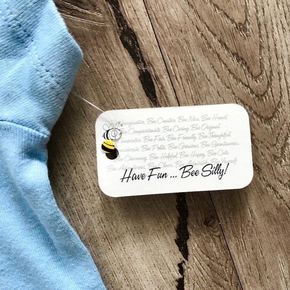 Baby, Onesie, Blue, Funny, Graphic, ONESIE, Size 6-12 MTS, New With Tags - Picture 6 of 7